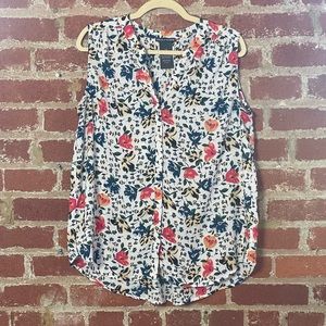 Large floral print Chelsea and Theodore tank top